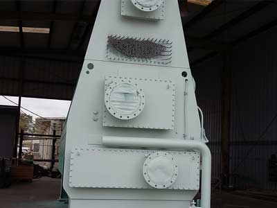 Sandblasting and surface preparation yard